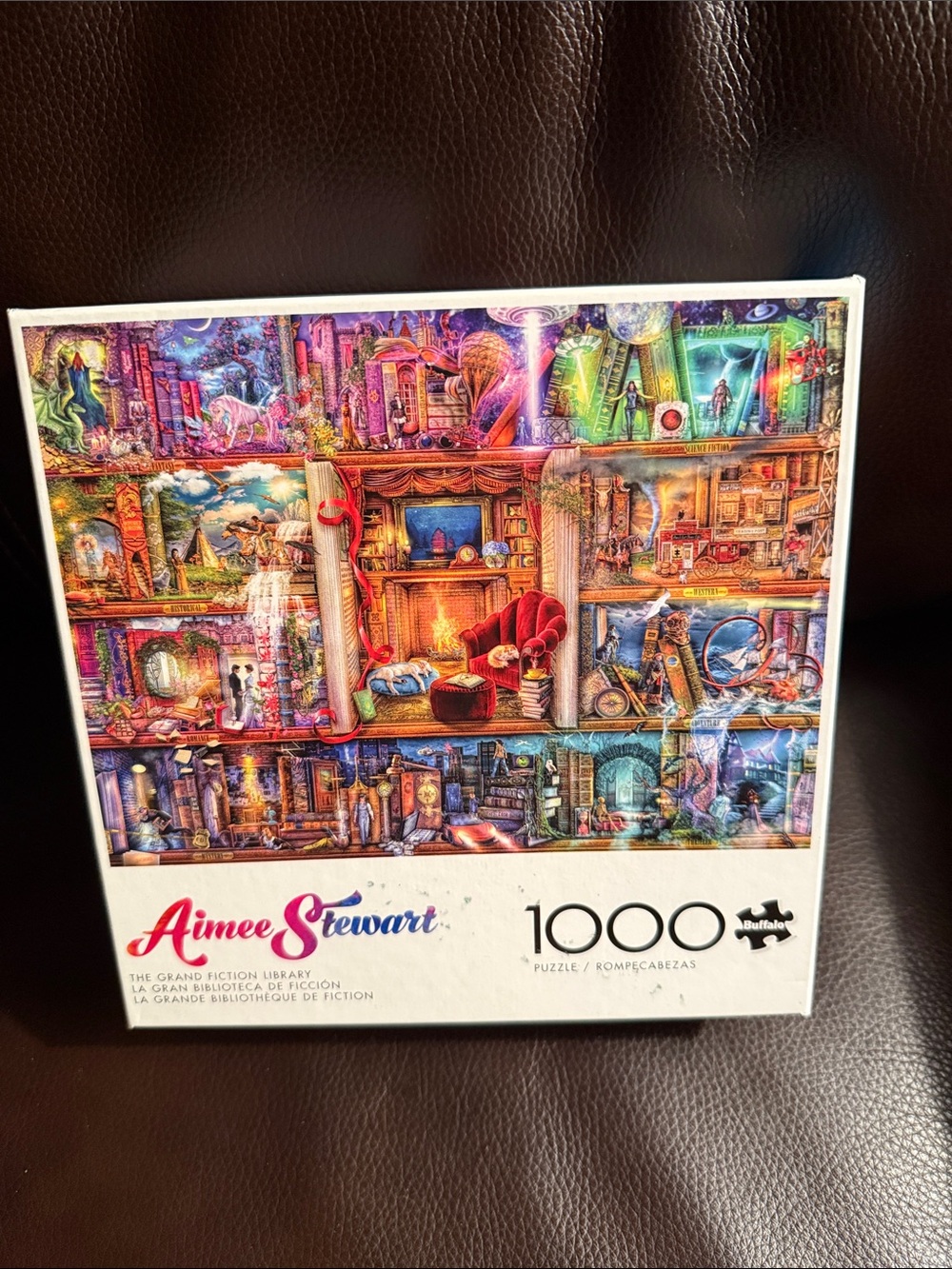 Buffalo Games Aimee Stewart: The Grand Fiction Library 1000-Piece Jigsaw Puzzle
